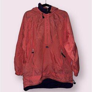 Moving Comfort Women's Pullover 1/4 Zip Wind Breaker Athletic Jacket Size L